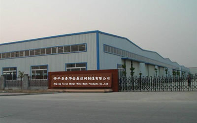 Çin Anping Taiye Metal Wire Mesh Products Co.,Ltd Fabrika