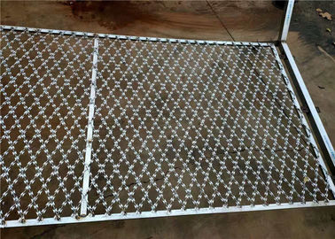 Koruyucu Çit Hapishane Çitleri İçin Razor Mesh Kaynaklı Razor Hasır Çit Paneli