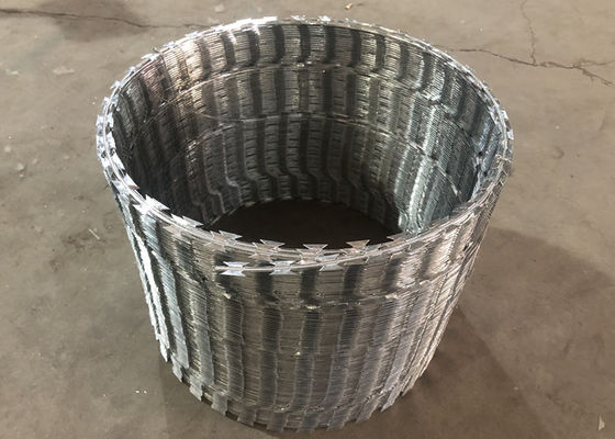 60cm Helisel Dikenli Galvanizli Çelik BTO 22 Jiletli Tel