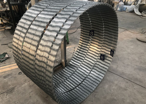 Çinko Kaplı 250gsm Concertina Jiletli Tel 950mmx68 Bobin Başına Dönüyor