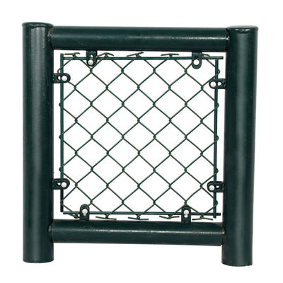 3.8mm 50mm * 50mm PVC Kaplı Zincir Bağlantı Çiti Rulo Başına 2m * 10m